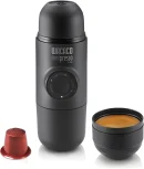 Wacaco Minipresso NS, Portable Espresso Coffee Machine, Compatible NS Capsules*, Small Travel Coffee Maker, Mini coffee machine